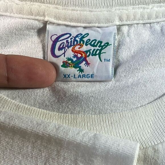 Vintage 90s Caribbean Soul Calm Before The Storm Tee - Picture 5 of 8